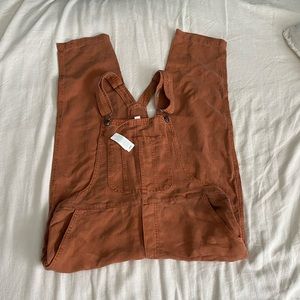 Aerie orange overalls